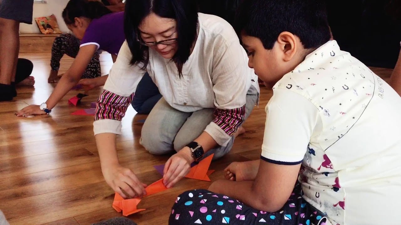 Paper Origami Art: Kids Club Activities in Bangalore - Kids Club in Bangalore Indiranagar at FLUX