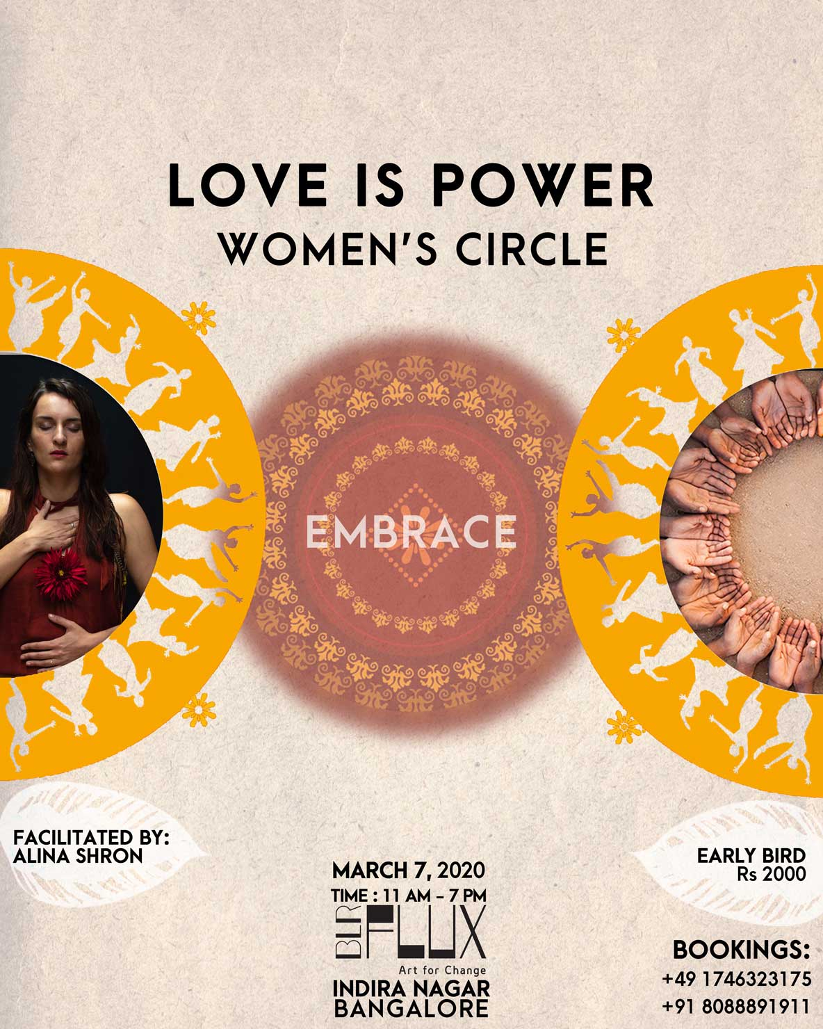 Power Of Love Women Circle In Bangalore Indiranagar At Flux
