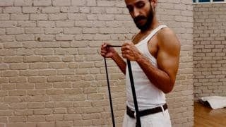 Upgrade: Intense Biceps Workout With Resistance Band At Flux Bangalore! Upgrade - Intense Biceps Workout With Resistance Band At Flux Bangalore